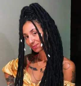 Larissa Machado, mulher negra
